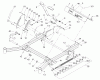 Zerto-Turn Mäher 74242 (Z500) - Toro Z Master Mower, 52" TURBO FORCE Side Discharge Deck (SN: 240000001 - 240003000) (2004) Spareparts FRONT FRAME ASSEMBLY