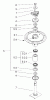 Zerto-Turn Mäher 74242 (Z500) - Toro Z Master Mower, 52" TURBO FORCE Side Discharge Deck (SN: 240000001 - 240003000) (2004) Spareparts SPINDLE ASSEMBLY NO. 106-3217
