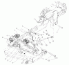 Zerto-Turn Mäher 74243 (Z557) - Toro Z Master Mower, 52" TURBO FORCE Side Discharge Deck (SN: 240000001 - 240999999) (2004) Spareparts DECK CONNECTION ASSEMBLY