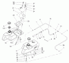 Zerto-Turn Mäher 74243 (Z557) - Toro Z Master Mower, 52" TURBO FORCE Side Discharge Deck (SN: 240000001 - 240999999) (2004) Spareparts FUEL SYSTEM ASSEMBLY