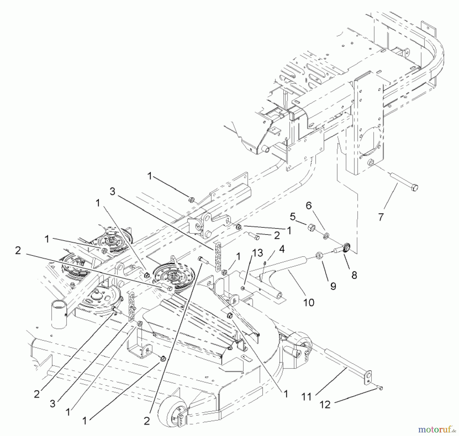  Zerto-Turn Mäher 74244 (Z553) - Toro Z Master Mower, 60