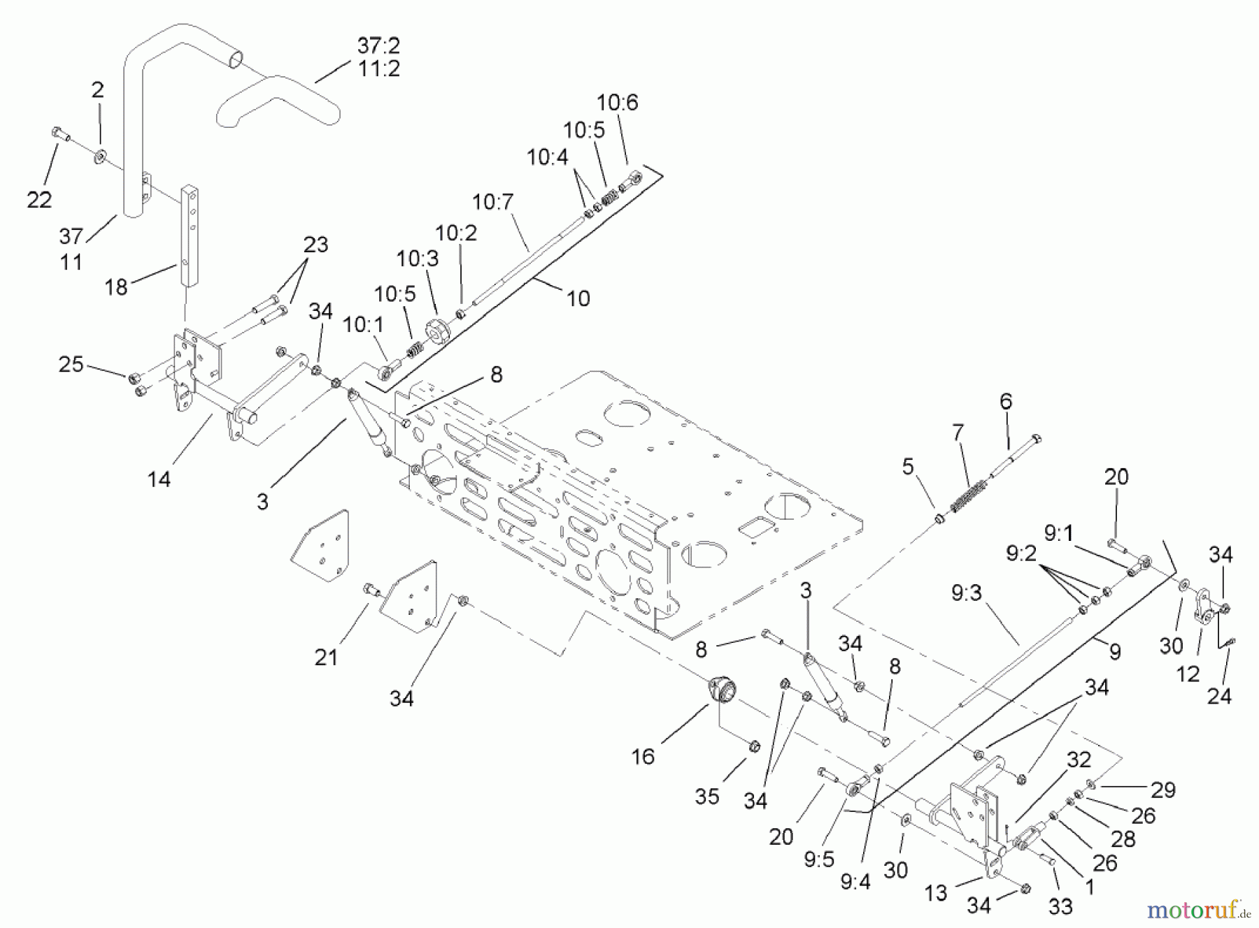  Zerto-Turn Mäher 74244 (Z553) - Toro Z Master Mower, 60