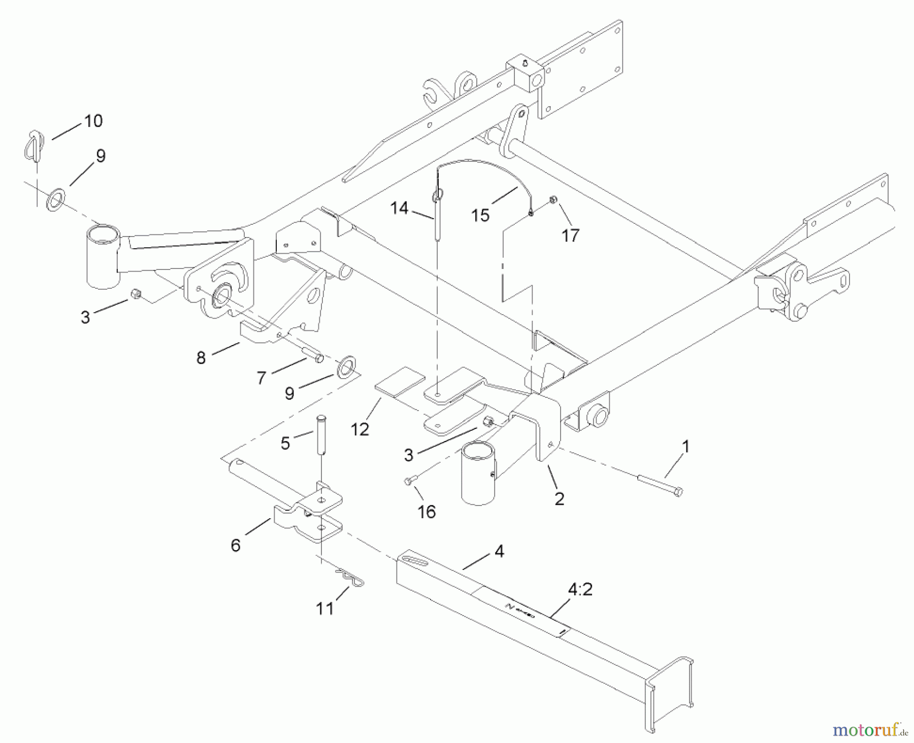  Zerto-Turn Mäher 74245 (Z555) - Toro Z Master Mower, 60