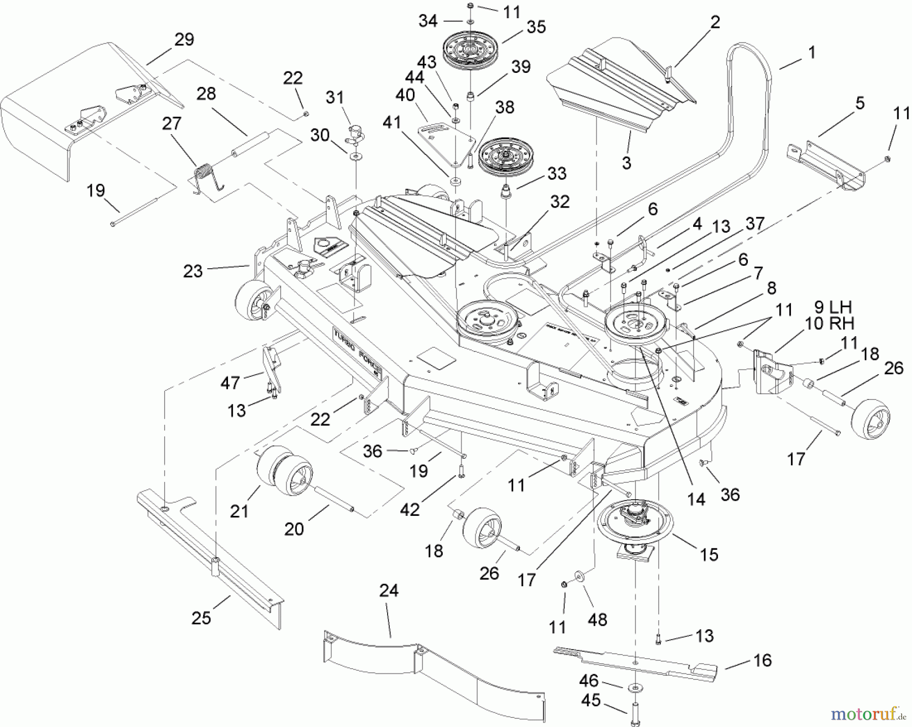  Zerto-Turn Mäher 74245 (Z555) - Toro Z Master Mower, 60