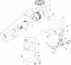 Zerto-Turn Mäher 74246TE (Z557) - Toro Z Master Mower, 152cm TURBO FORCE Side Discharge Deck (SN: 260000001 - 260999999) (2006) Spareparts AIR INTAKE / FILTRATION ASSEMBLY KOHLER CH740 0075