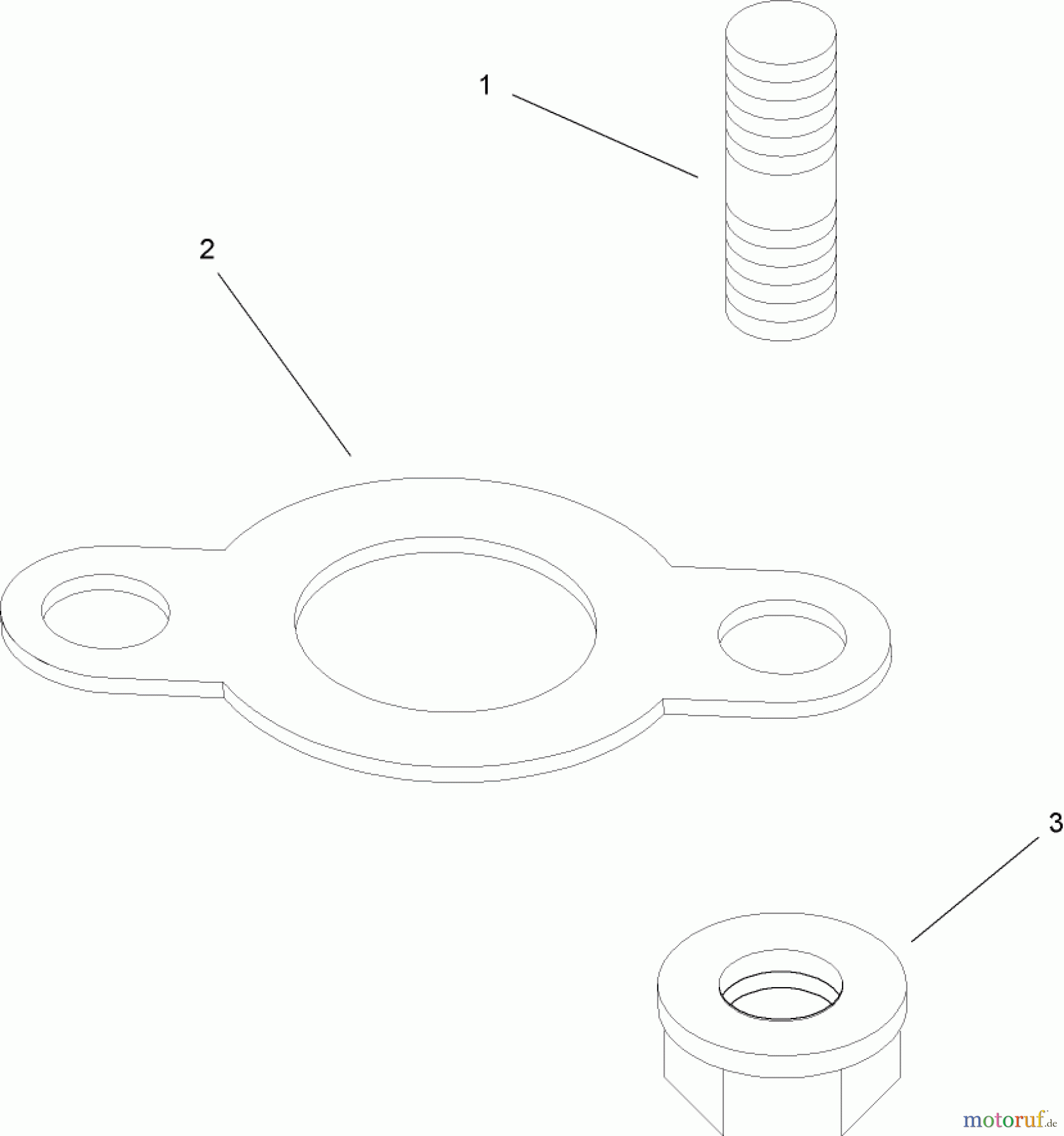  Zerto-Turn Mäher 74246TE (Z557) - Toro Z Master Mower, 152cm TURBO FORCE Side Discharge Deck (SN: 260000001 - 260999999) (2006) EXHAUST ASSEMBLY KOHLER CH740 0075