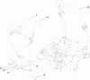 Zerto-Turn Mäher 74246TE (Z557) - Toro Z Master Mower, 152cm TURBO FORCE Side Discharge Deck (SN: 260000001 - 260999999) (2006) Spareparts SEAT AND ROLL-OVER PROTECTION SYSTEM ASSEMBLY