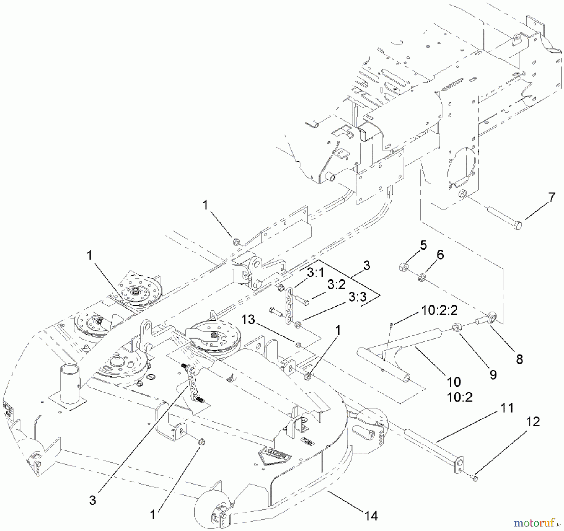  Zerto-Turn Mäher 74248 (Z500) - Toro Z Master Mower, 52