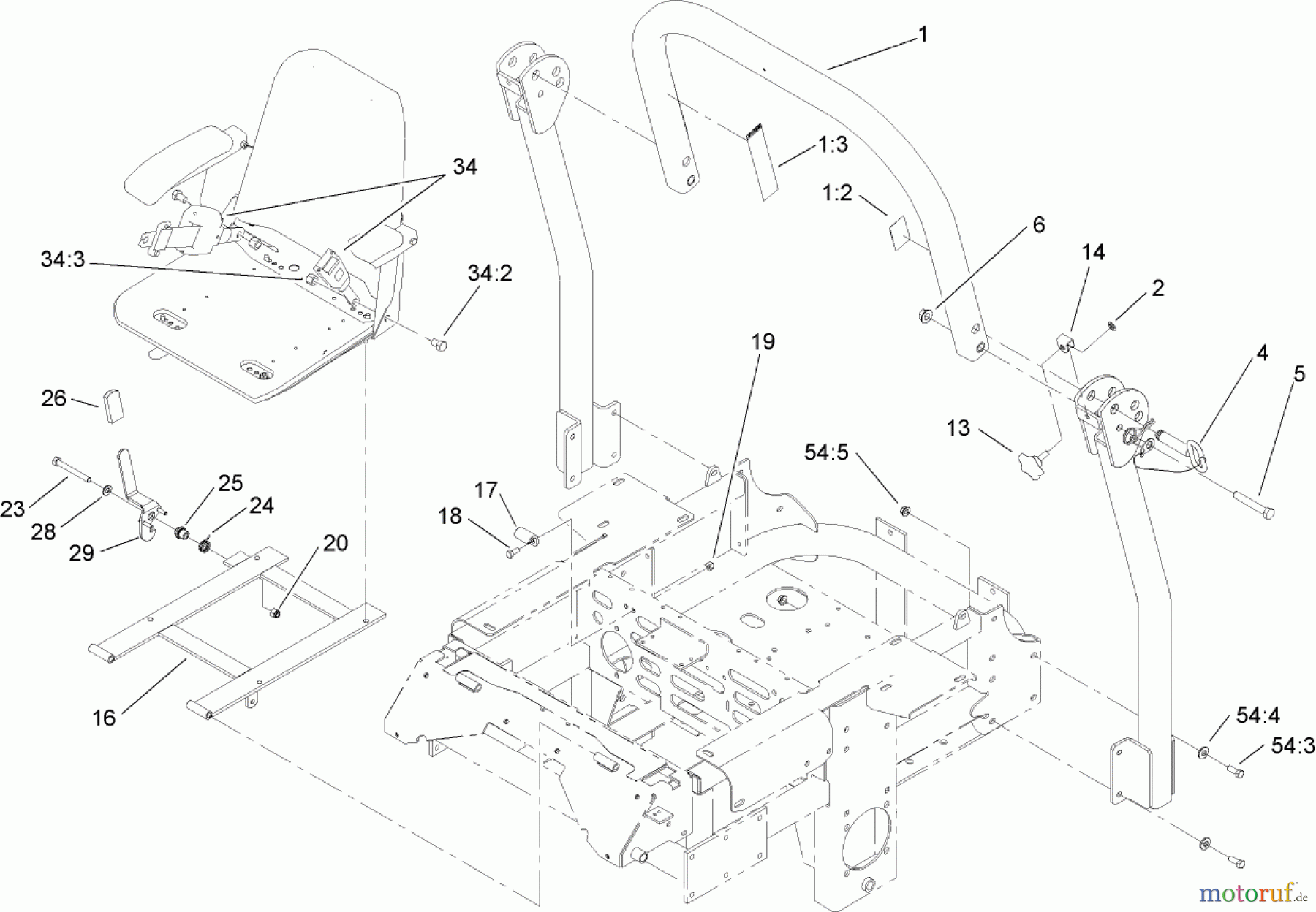  Zerto-Turn Mäher 74249 (Z500) - Toro Z Master Mower, 60