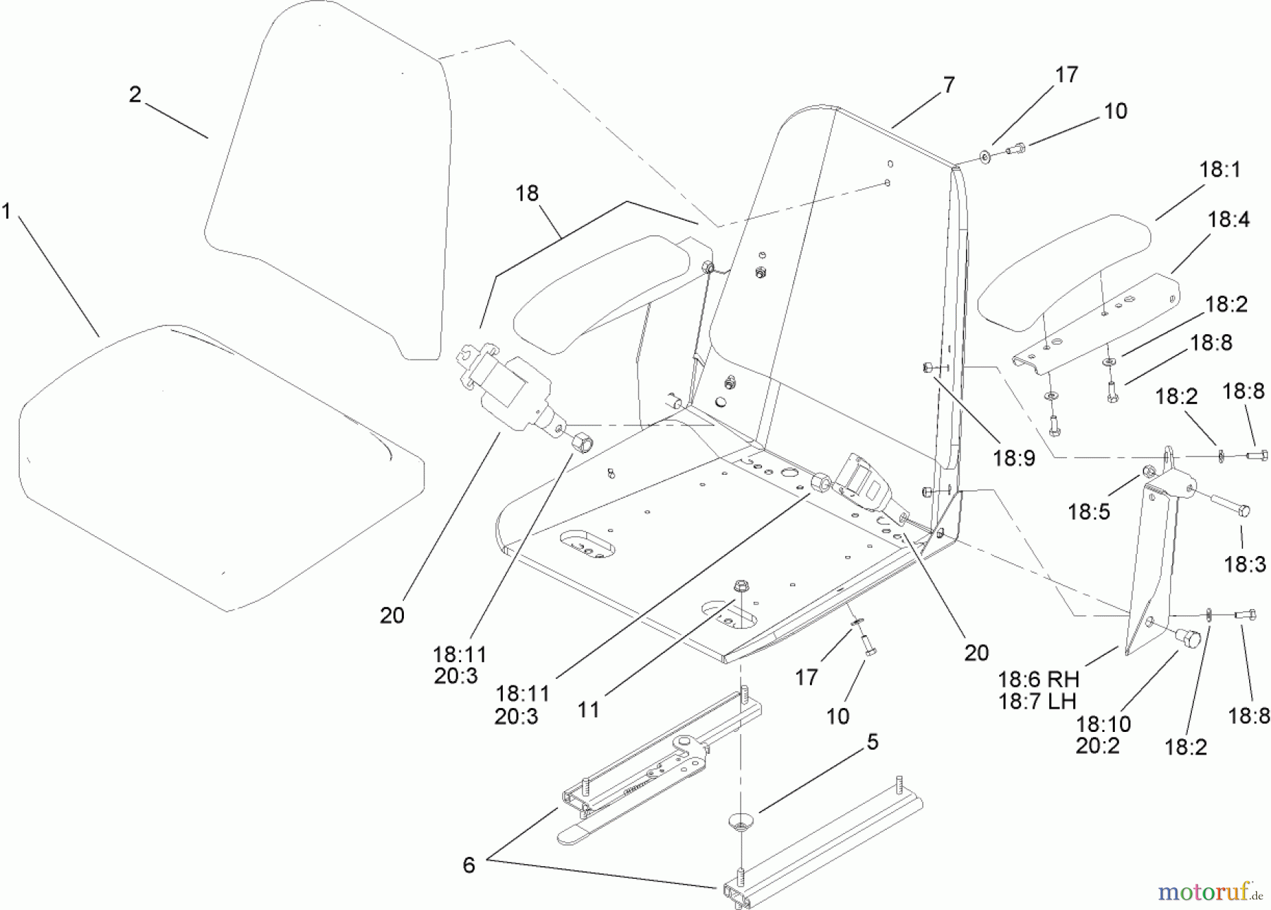  Zerto-Turn Mäher 74249 (Z500) - Toro Z Master Mower, 60