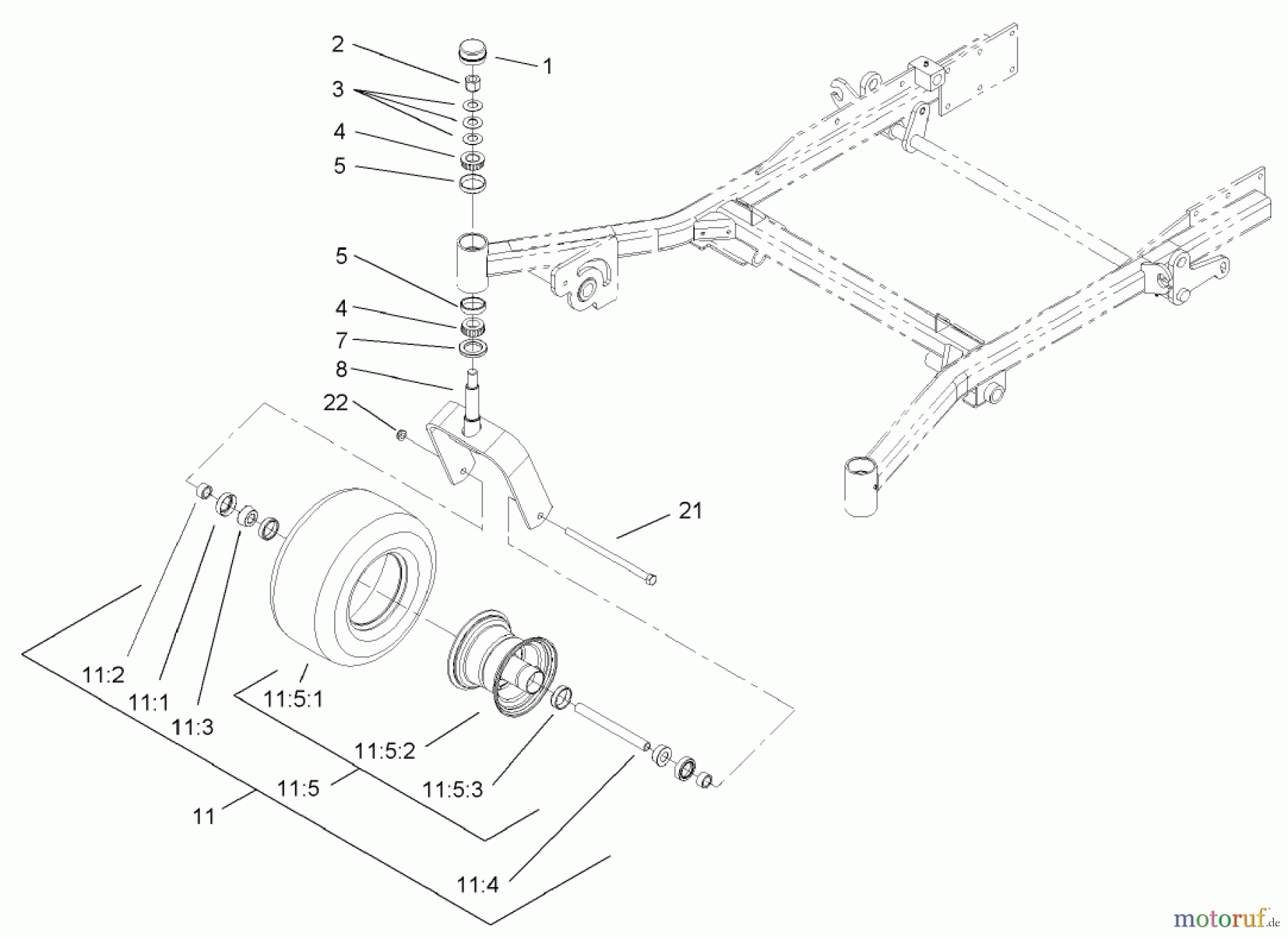  Zerto-Turn Mäher 74250 (Z587L) - Toro Z Master Mower, 60