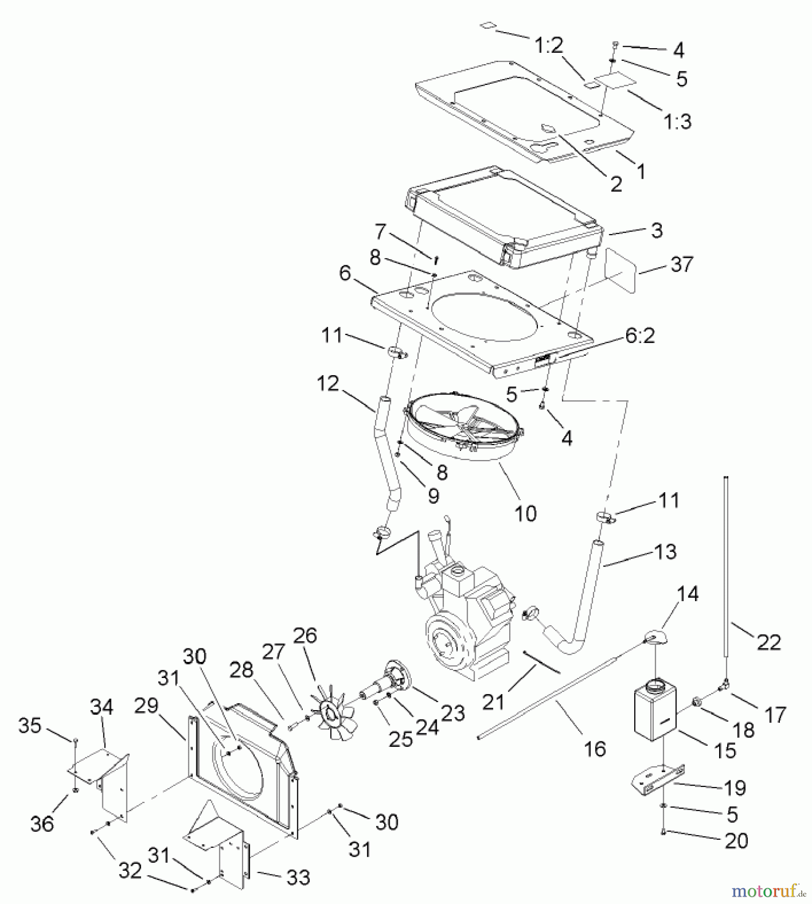  Zerto-Turn Mäher 74250 (Z587L) - Toro Z Master Mower, 60