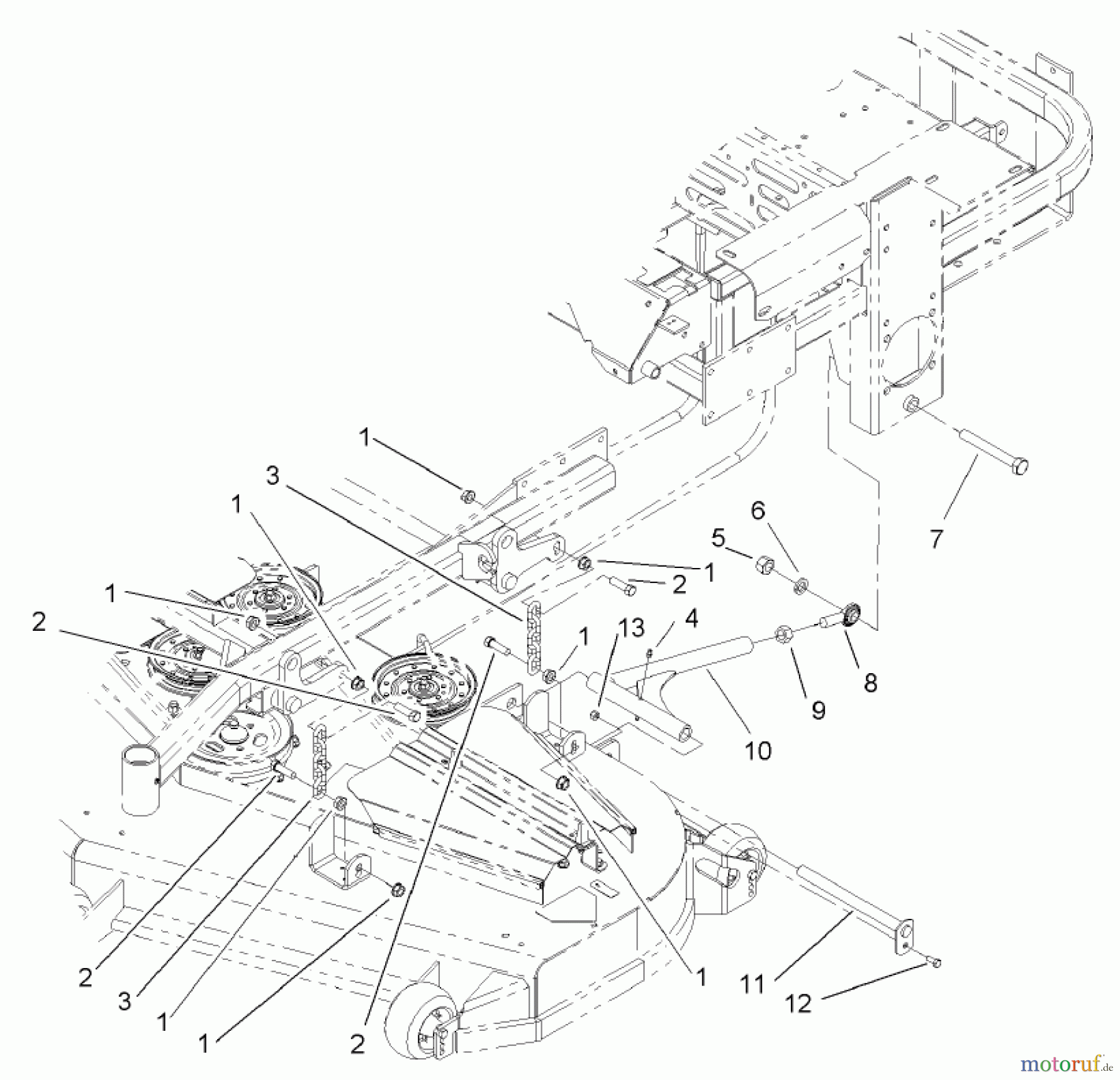  Zerto-Turn Mäher 74250 (Z587L) - Toro Z Master Mower, 60