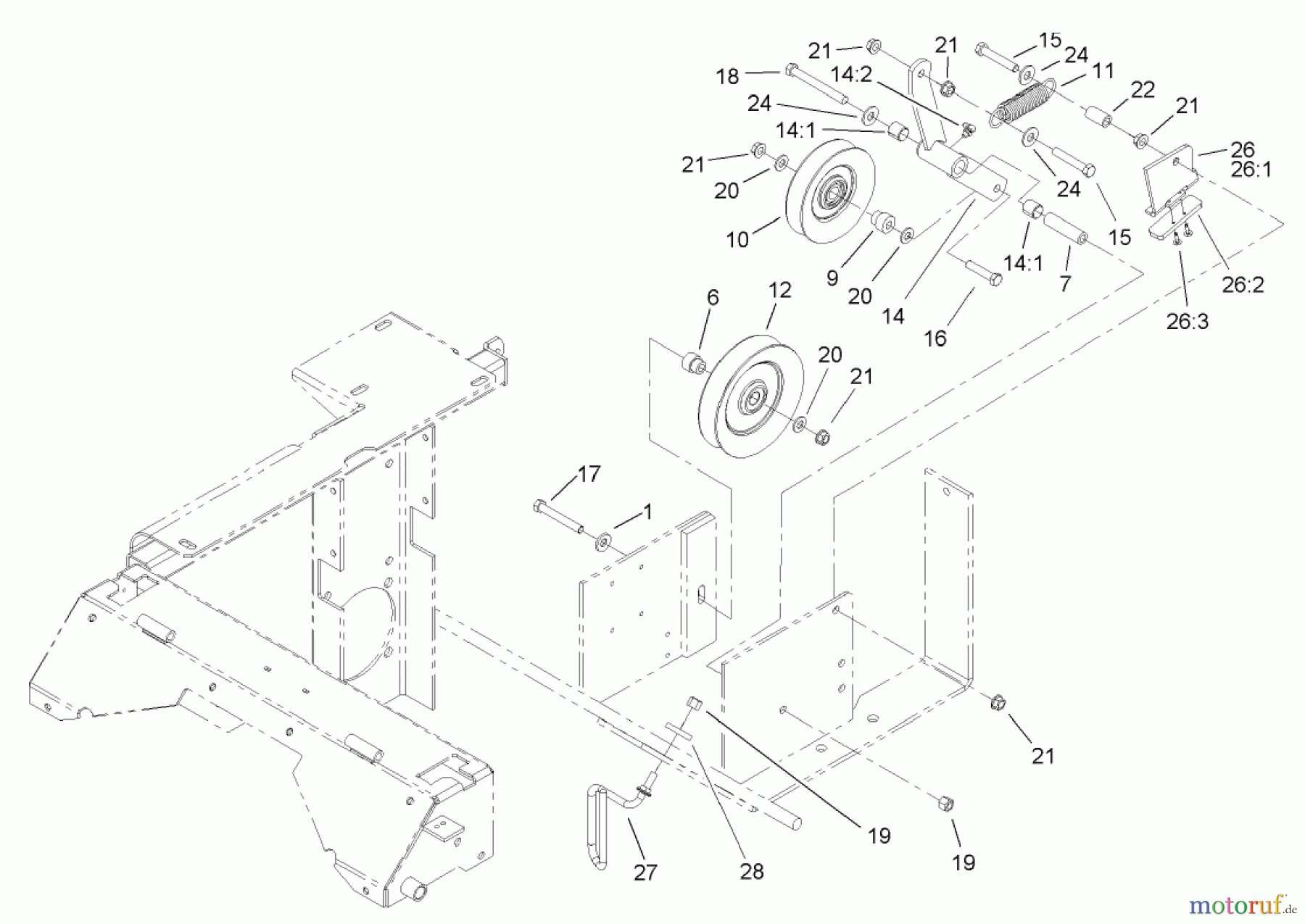  Zerto-Turn Mäher 74250 (Z587L) - Toro Z Master Mower, 60