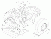 Zerto-Turn Mäher 74250 (Z587L) - Toro Z Master Mower, 60" TURBO FORCE Side Discharge Deck (SN: 240000001 - 240999999) (2004) Spareparts MAIN FRAME ASSEMBLY