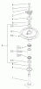 Zerto-Turn Mäher 74250 (Z587L) - Toro Z Master Mower, 60" TURBO FORCE Side Discharge Deck (SN: 240000001 - 240999999) (2004) Spareparts SPINDLE ASSEMBLY NO. 106-3217