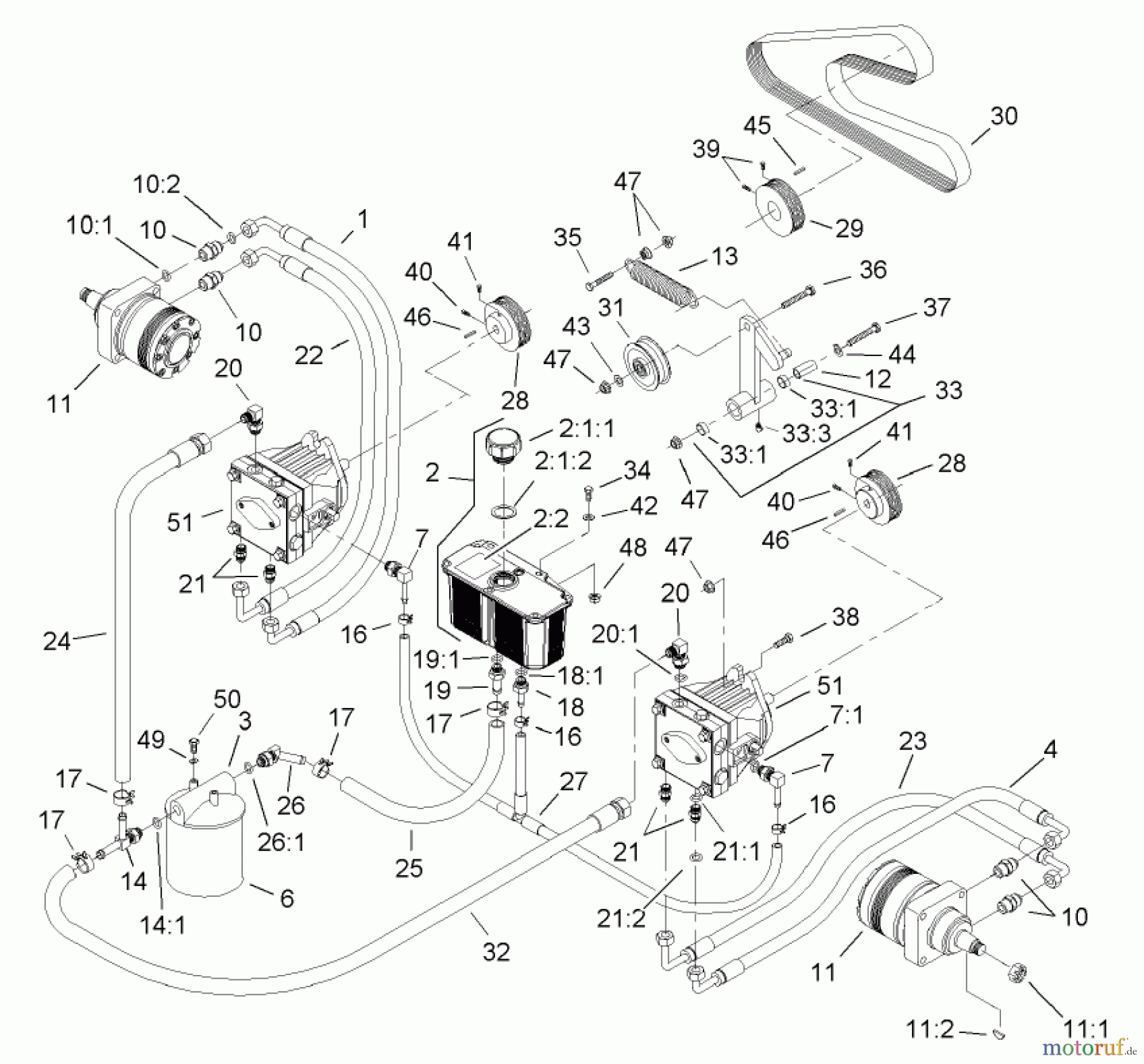  Zerto-Turn Mäher 74251 (Z587L) - Toro Z Master Mower, 60