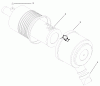 Zerto-Turn Mäher 74251 (Z587L) - Toro Z Master Mower, 60" TURBO FORCE Side Discharge Deck (SN: 250000001 - 250999999) (2005) Spareparts AIR CLEANER ASSEMBLY NO. 95-5805