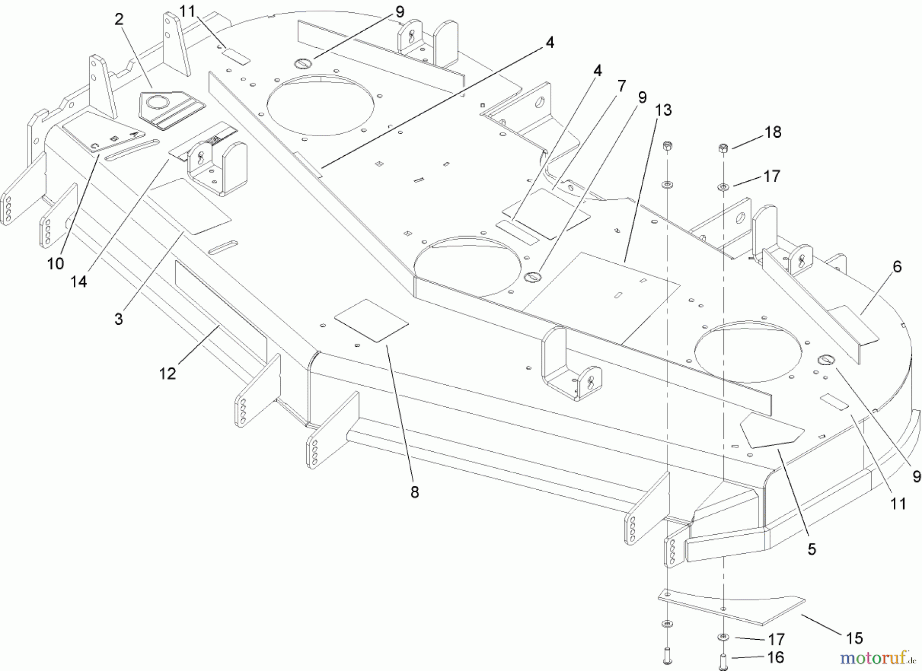  Zerto-Turn Mäher 74251 (Z587L) - Toro Z Master Mower, 60