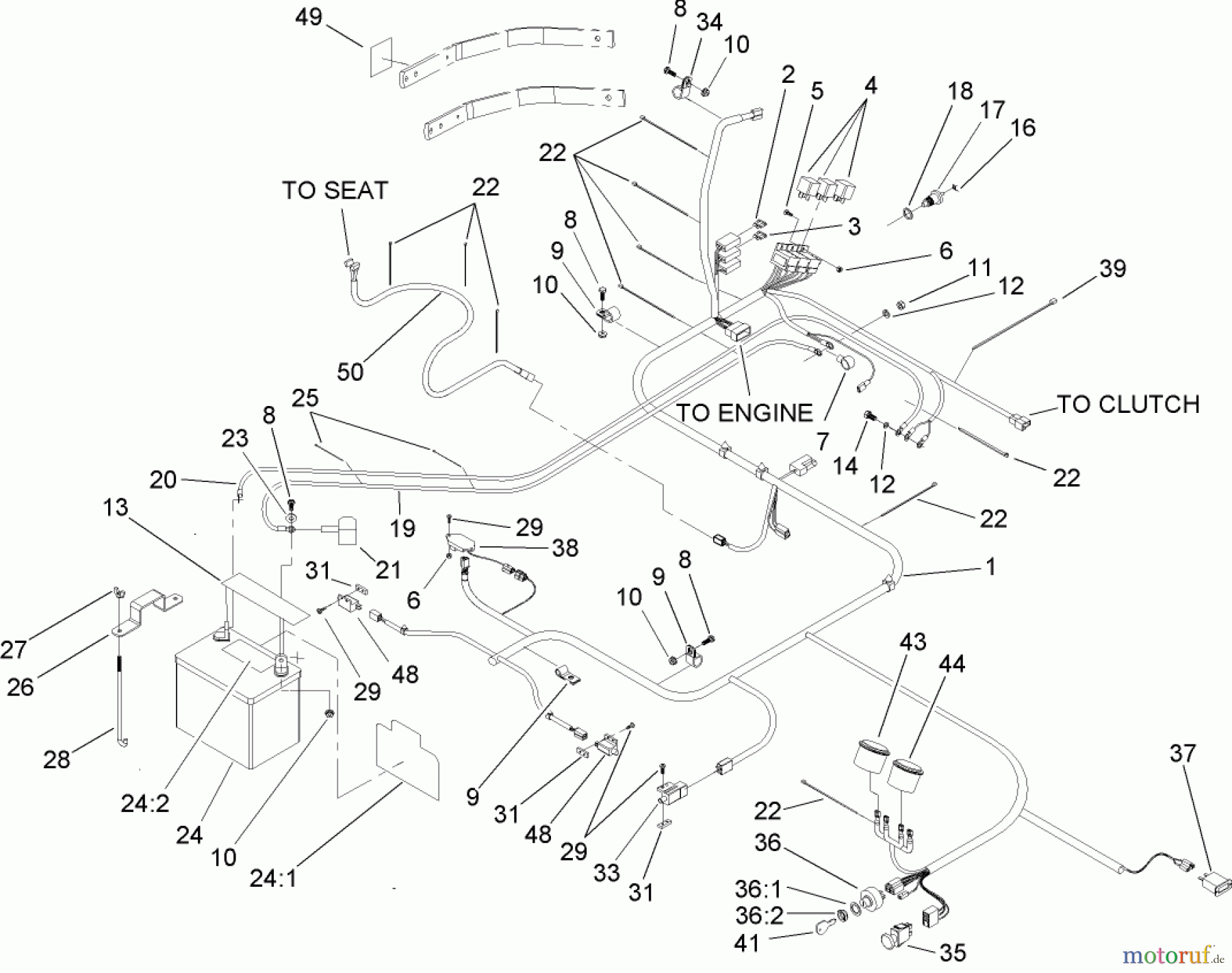  Zerto-Turn Mäher 74251 (Z587L) - Toro Z Master Mower, 60