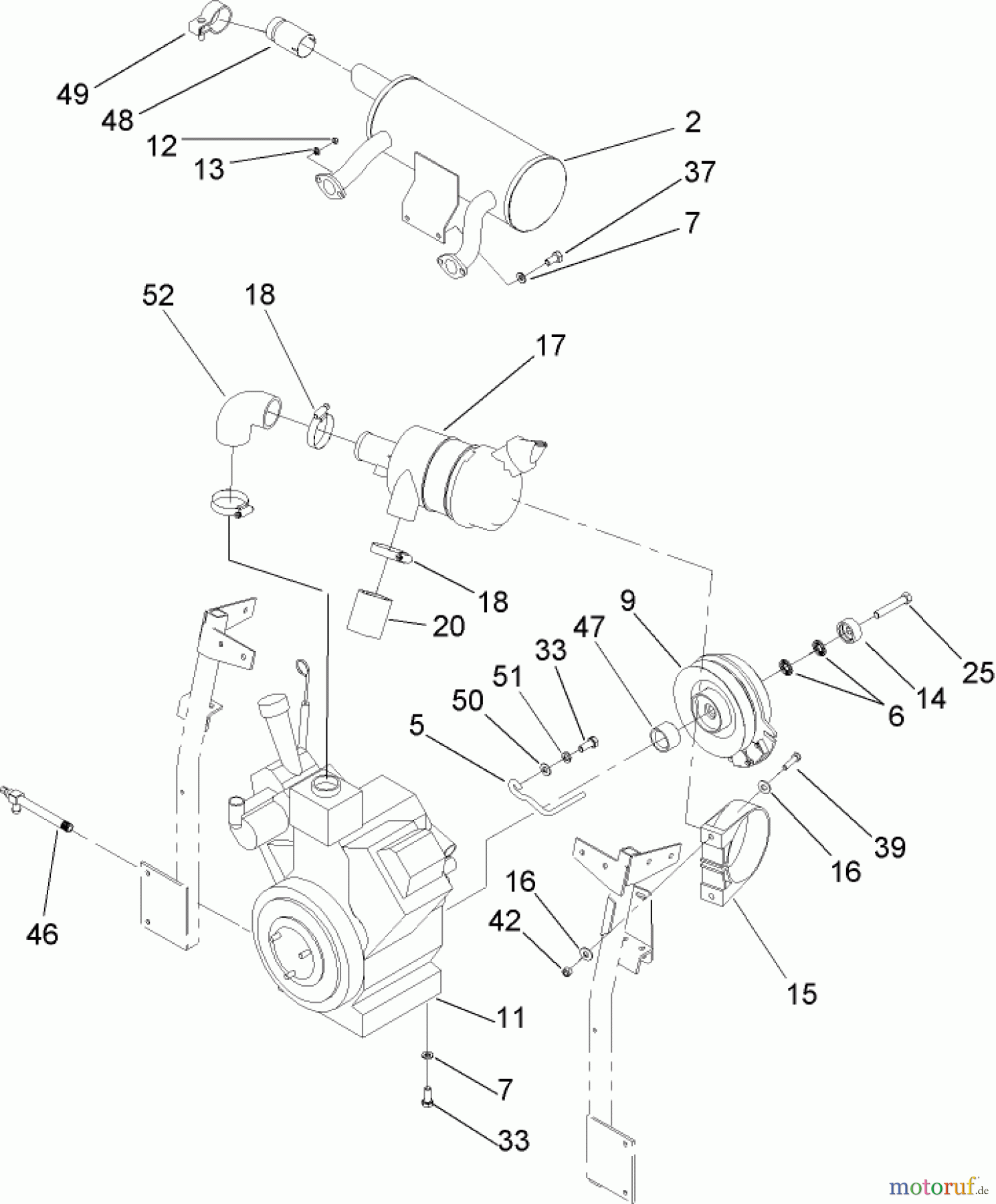  Zerto-Turn Mäher 74251 (Z587L) - Toro Z Master Mower, 60