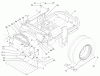 Zerto-Turn Mäher 74252 (Z587L) - Toro Z Master Mower, 72" TURBO FORCE Side Discharge Deck (SN: 240000001 - 240999999) (2004) Spareparts MAIN FRAME ASSEMBLY