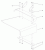 Zerto-Turn Mäher 74252 (Z587L) - Toro Z Master Mower, 72" TURBO FORCE Side Discharge Deck (SN: 240000001 - 240999999) (2004) Spareparts RUBBER DEFLECTOR ASSEMBLY NO. 106-3249