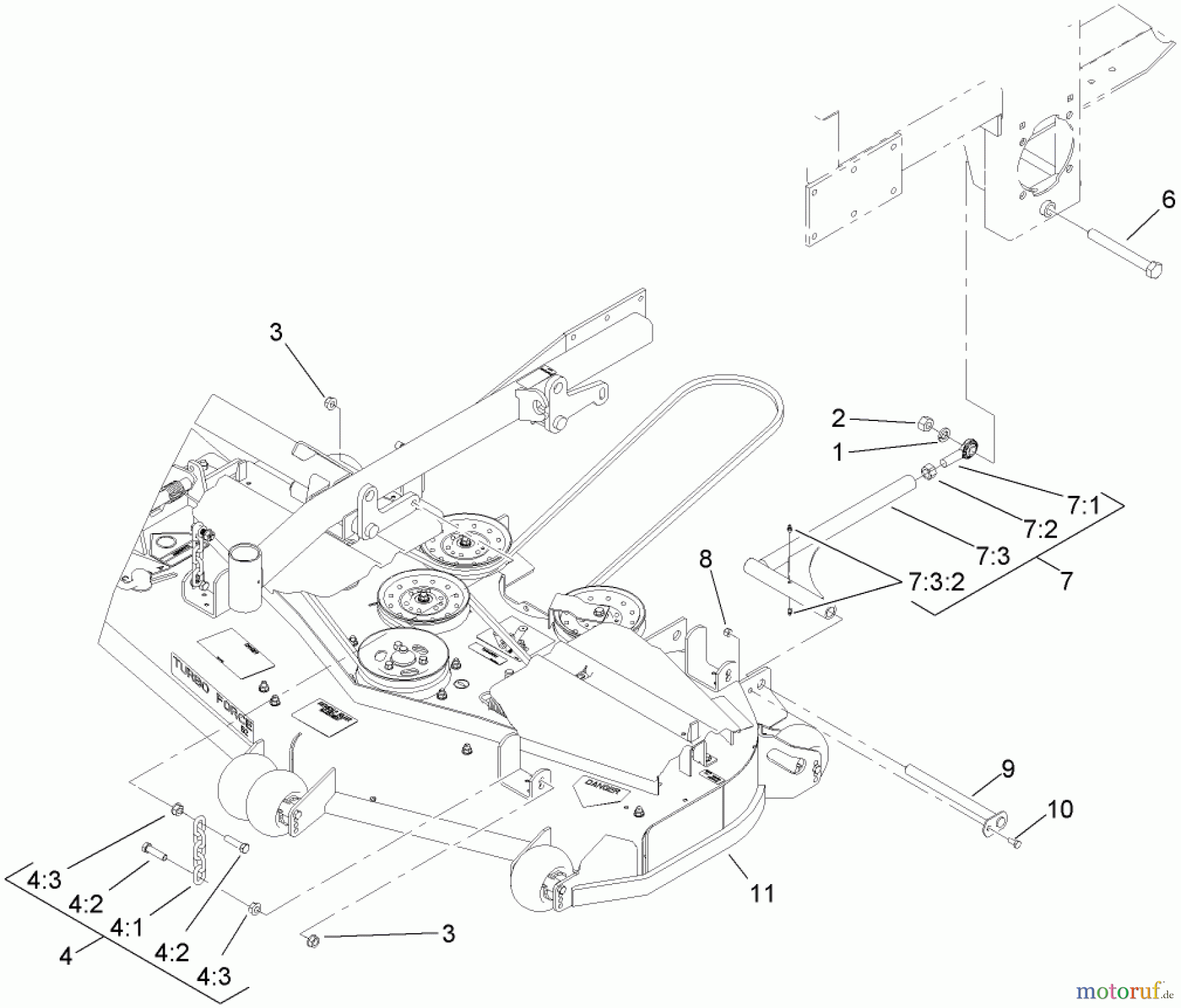  Zerto-Turn Mäher 74253 (Z589) - Toro Z Master Mower, 60