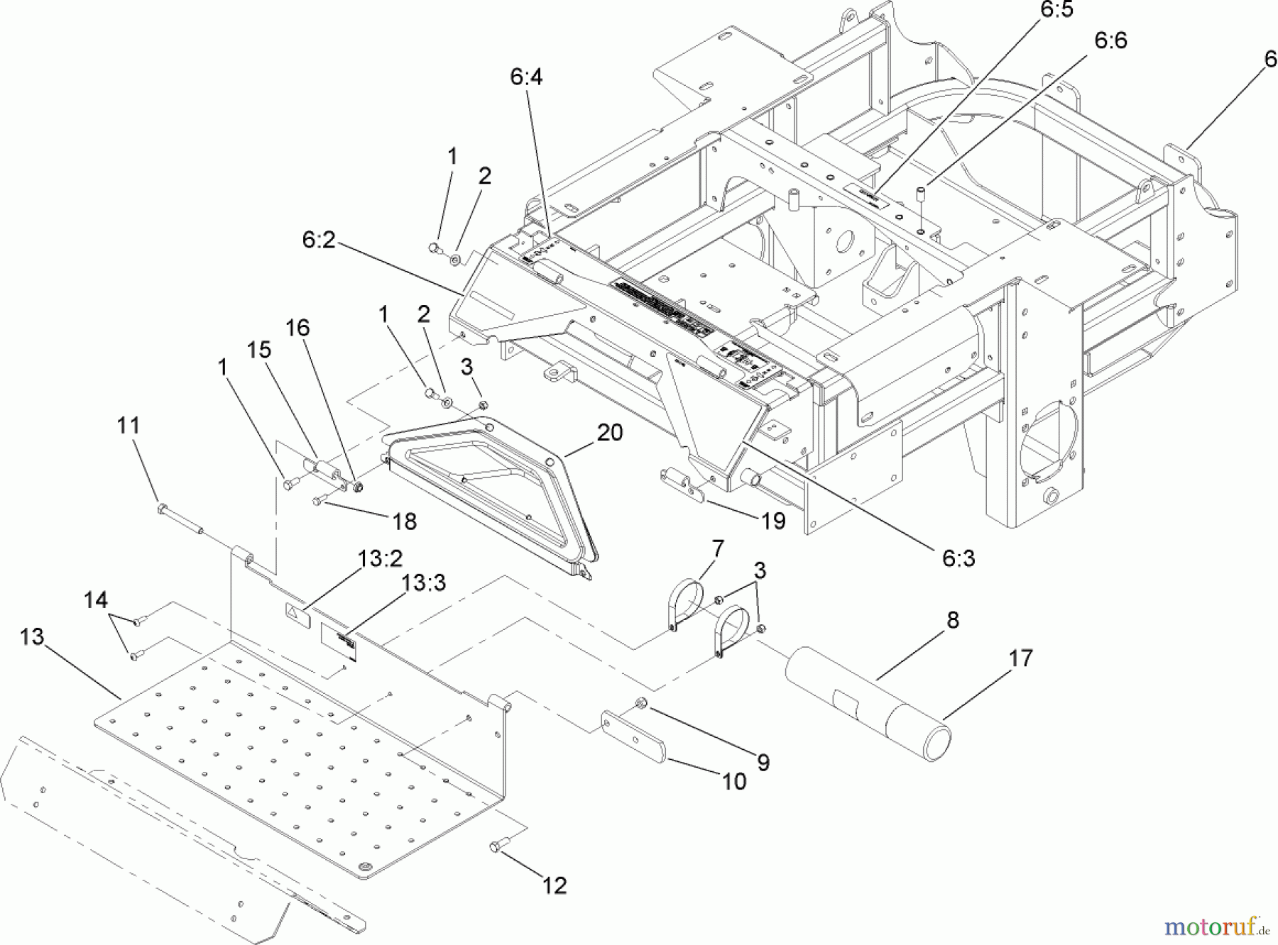  Zerto-Turn Mäher 74253CP (Z580) - Toro Z Master Mower, 60