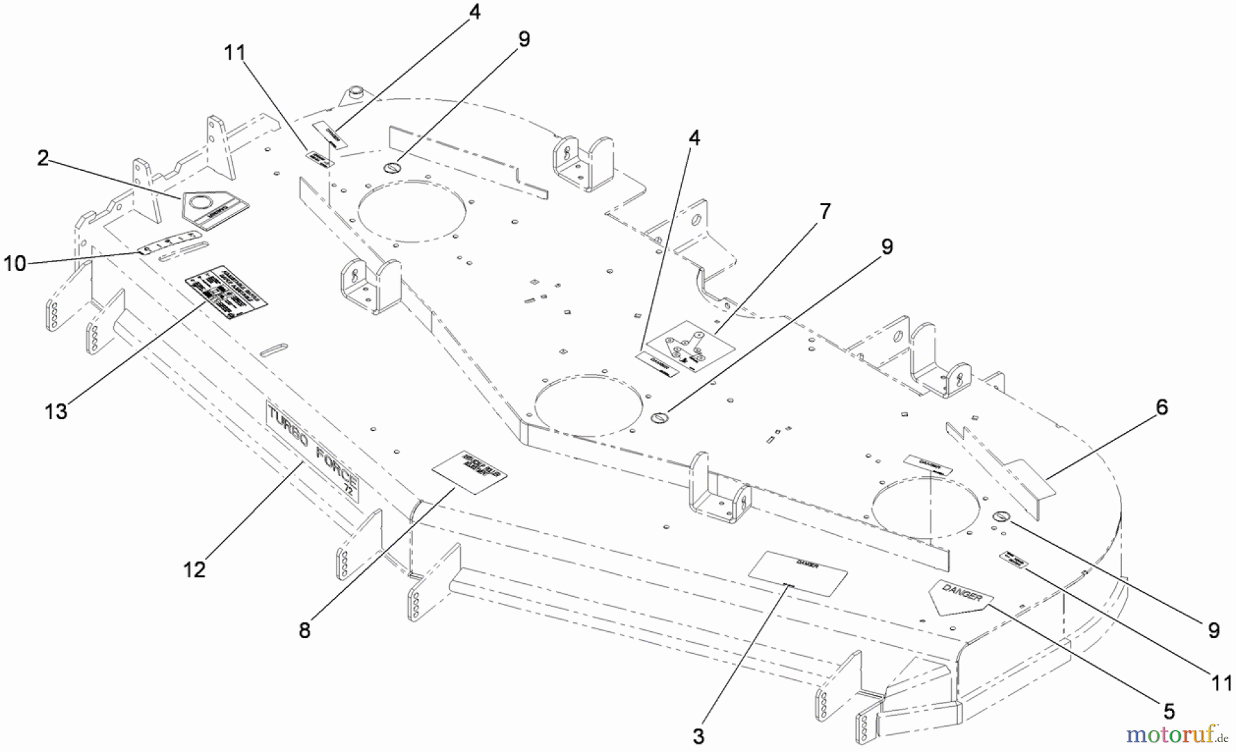  Zerto-Turn Mäher 74254 (Z580) - Toro Z Master Mower, 72