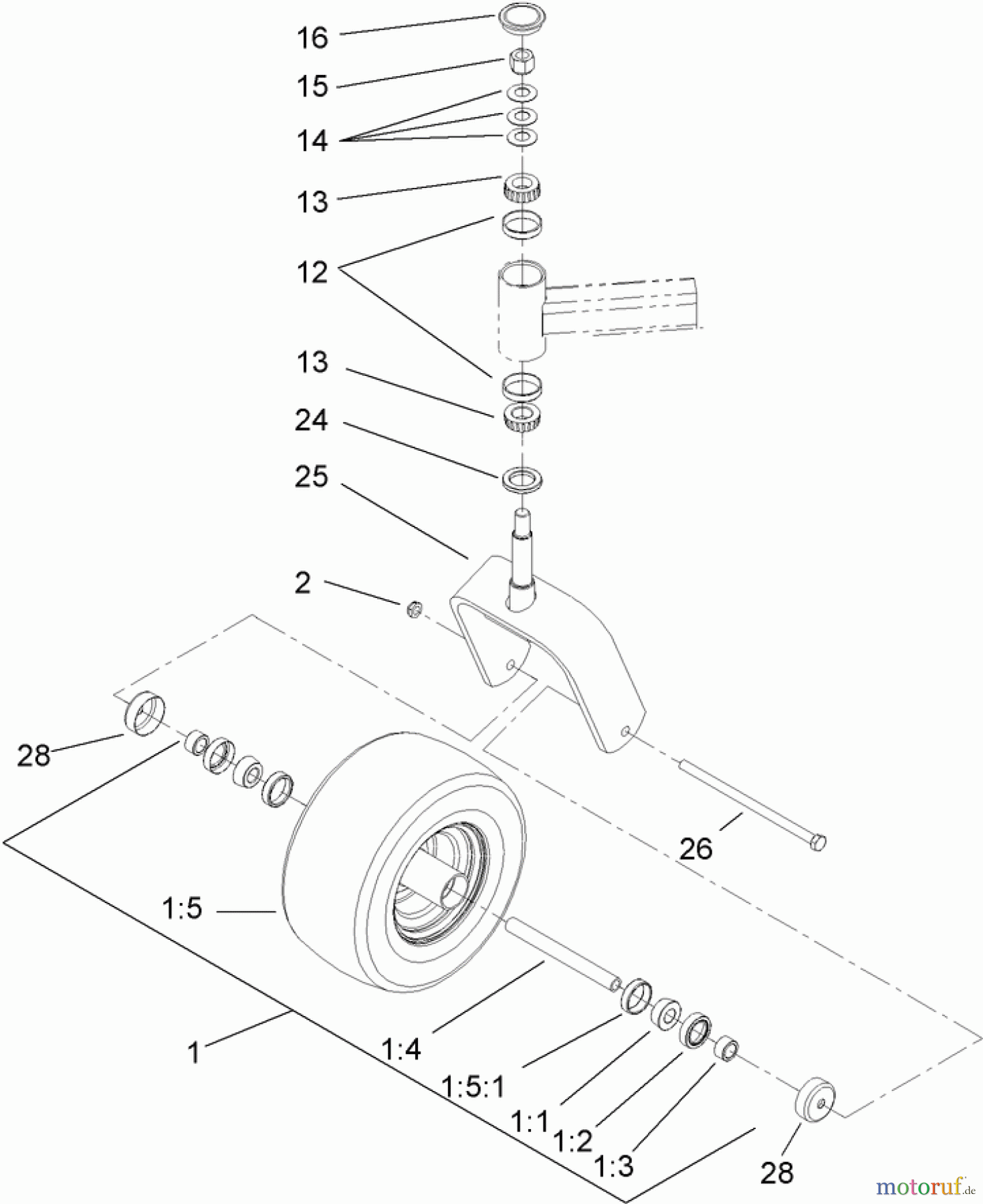  Zerto-Turn Mäher 74254 (Z580) - Toro Z Master Mower, 72