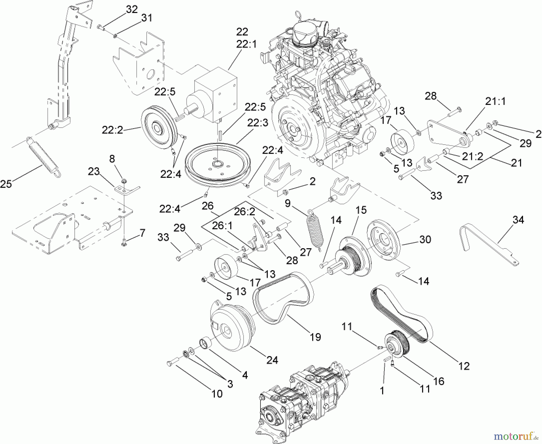  Zerto-Turn Mäher 74254 (Z589) - Toro Z Master Mower, 72