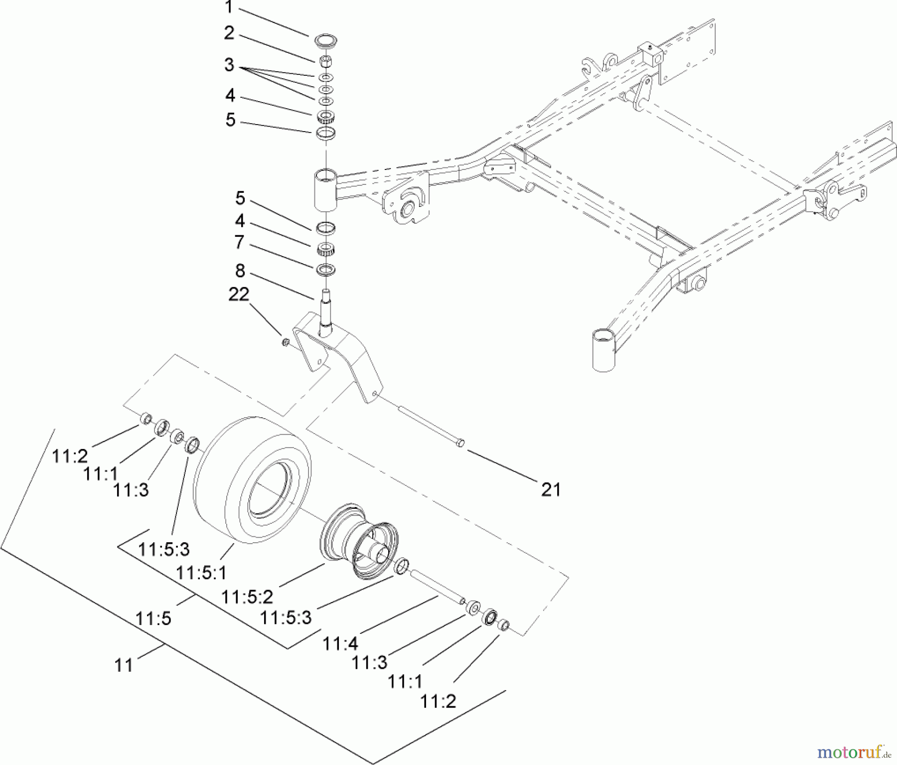  Zerto-Turn Mäher 74255 (Z588E) - Toro Z Master Mower, 60