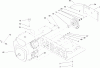 Zerto-Turn Mäher 74255 (Z588E) - Toro Z Master Mower, 60" TURBO FORCE Side Discharge Deck (SN: 250000001 - 250999999) (2005) Spareparts ENGINE AND CLUTCH ASSEMBLY