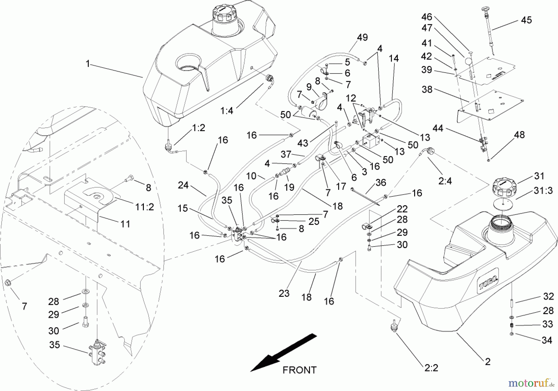  Zerto-Turn Mäher 74255 (Z588E) - Toro Z Master Mower, 60