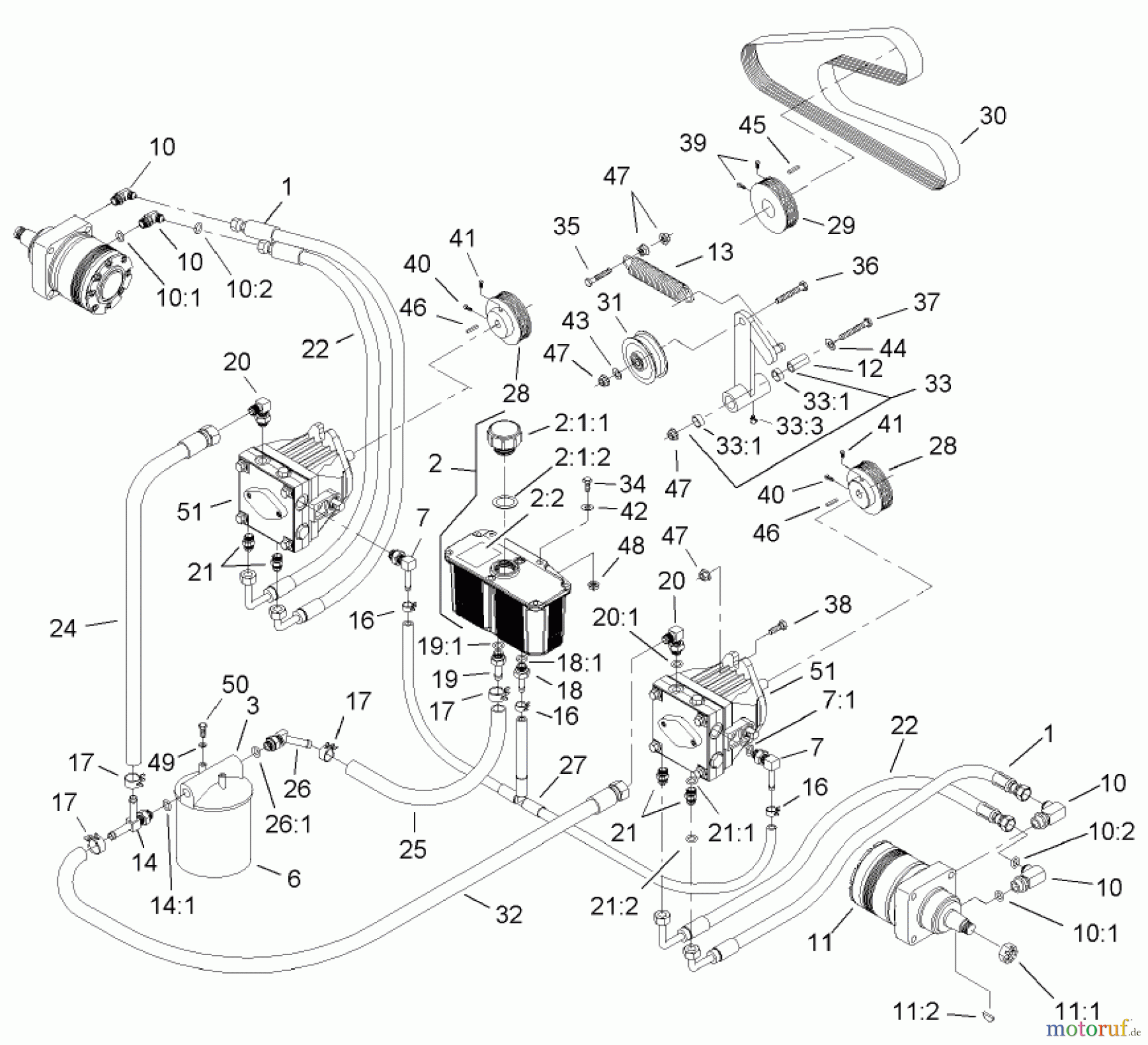  Zerto-Turn Mäher 74256 (Z588E) - Toro Z Master Mower, 72