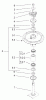 Zerto-Turn Mäher 74256 (Z588E) - Toro Z Master Mower, 72" TURBO FORCE Side Discharge Deck (SN: 240000001 - 240999999) (2004) Spareparts SPINDLE ASSEMBLY NO. 106-3217