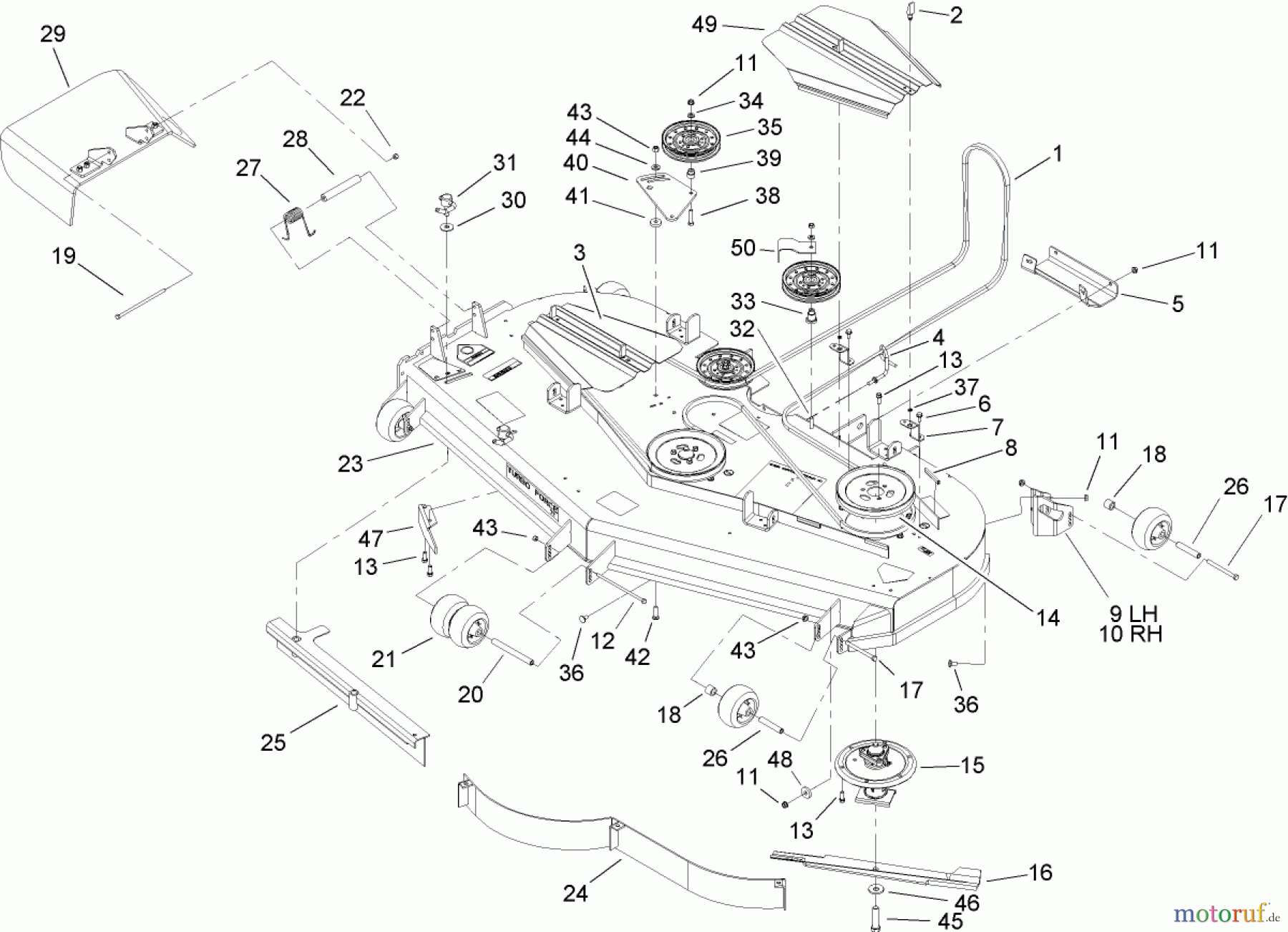  Zerto-Turn Mäher 74256 (Z588E) - Toro Z Master Mower, 72