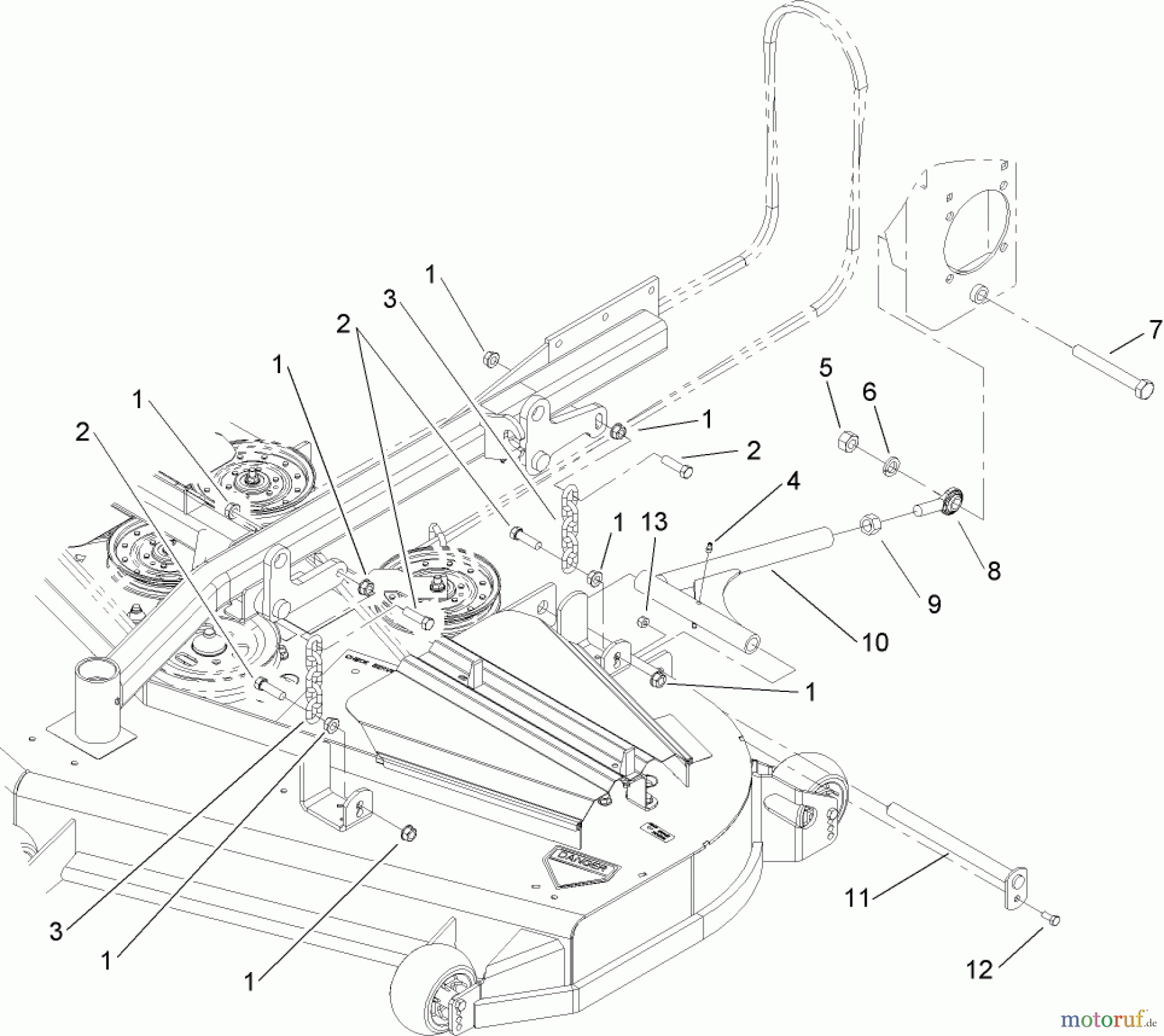  Zerto-Turn Mäher 74256 (Z588E) - Toro Z Master Mower, 72