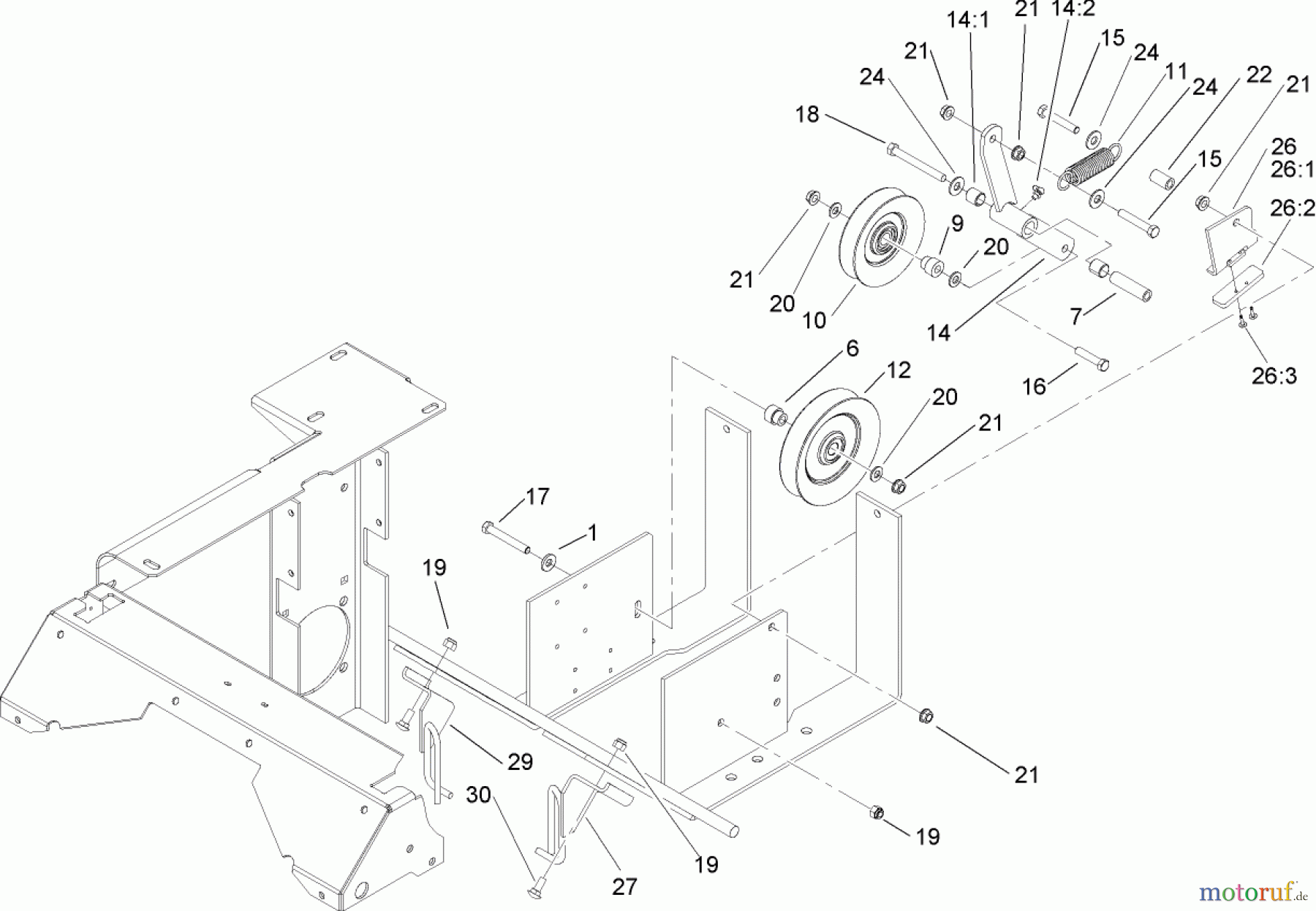  Zerto-Turn Mäher 74256 (Z588E) - Toro Z Master Mower, 72