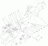 Zerto-Turn Mäher 74256 (Z588E) - Toro Z Master Mower, 72" TURBO FORCE Side Discharge Deck (SN: 260000001 - 260000108) (2006) Spareparts DECK CONNECTION ASSEMBLY