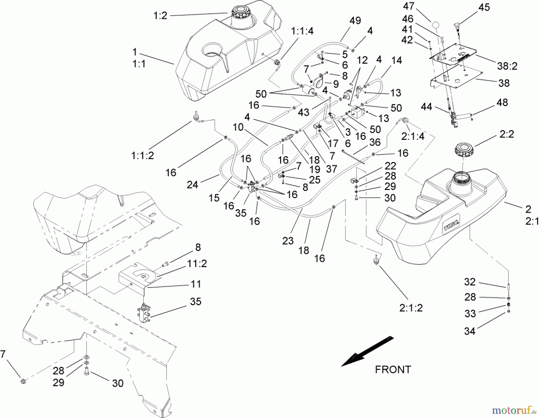  Zerto-Turn Mäher 74256 (Z588E) - Toro Z Master Mower, 72