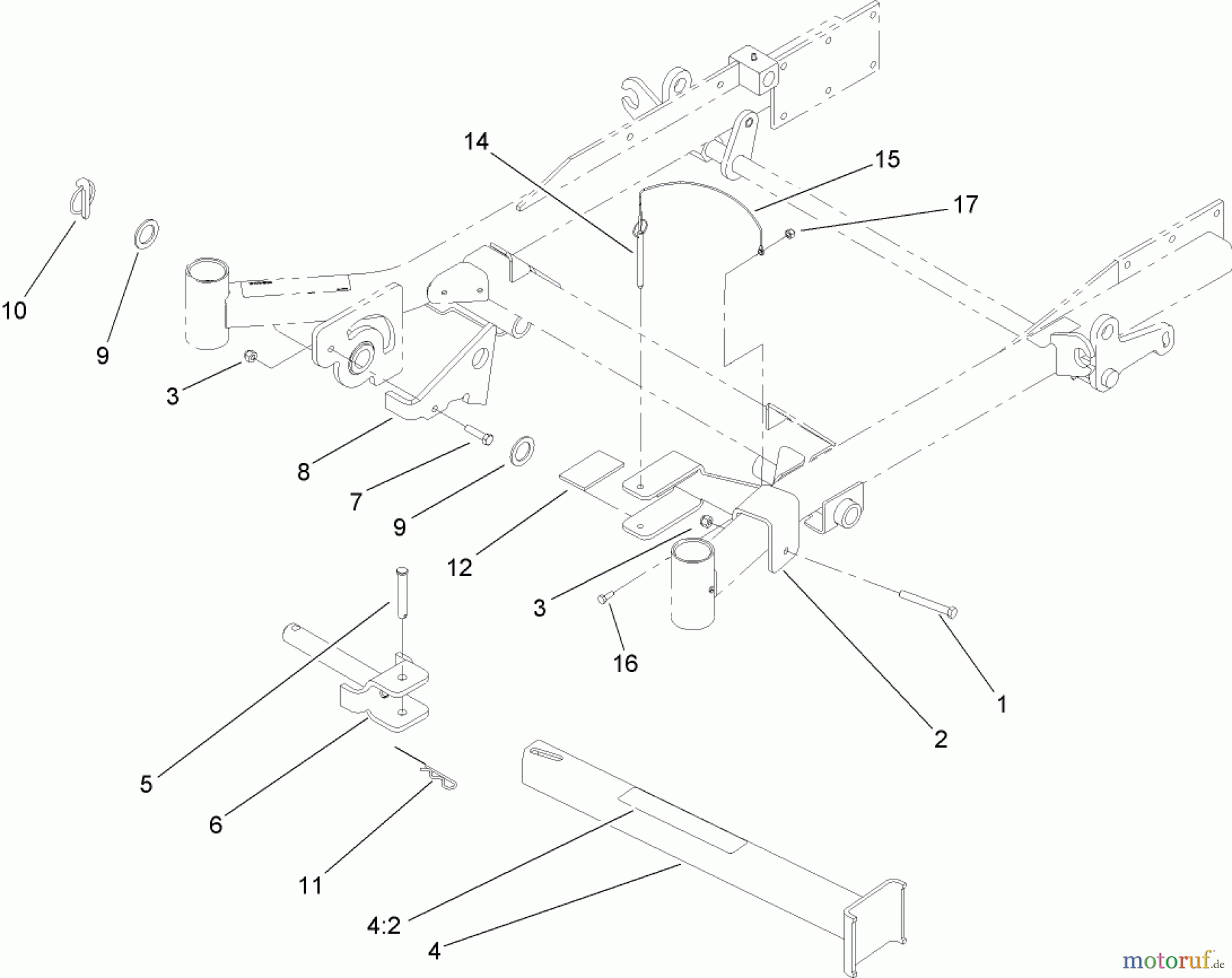  Zerto-Turn Mäher 74256 (Z588E) - Toro Z Master Mower, 72