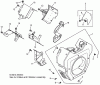 Zerto-Turn Mäher 74262 (Z500) - Toro Z Master Mower, 60" TURBO FORCE Side Discharge Deck (SN: 260000001 - 260999999) (2006) Spareparts BLOWER HOUSING AND BAFFLE ASSEMBLY KOHLER CH750-0010