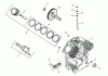 Zerto-Turn Mäher 74262 (Z500) - Toro Z Master Mower, 60" TURBO FORCE Side Discharge Deck (SN: 260000001 - 260999999) (2006) Spareparts CRANKCASE ASSEMBLY KOHLER CH750-0010