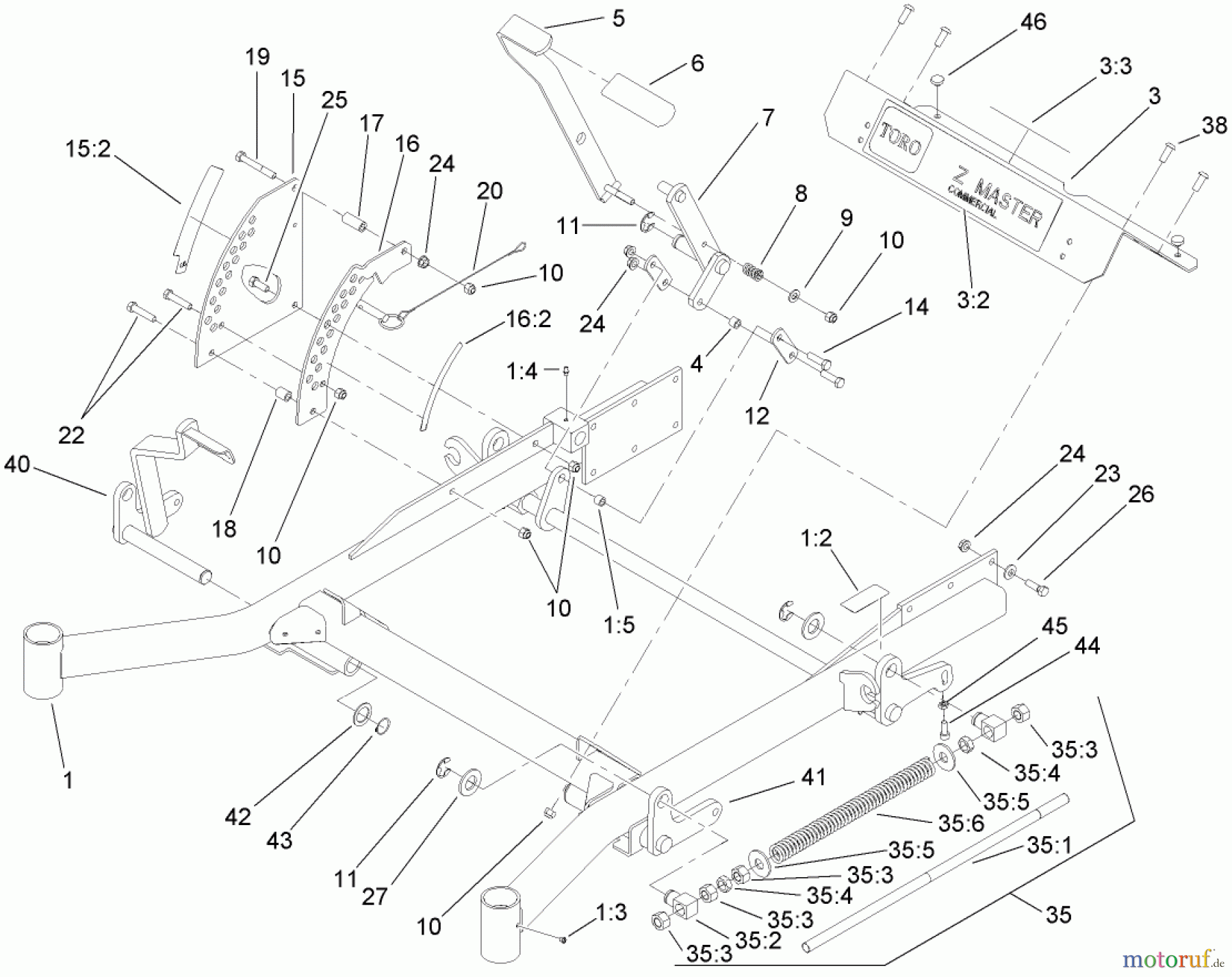  Zerto-Turn Mäher 74262 (Z560) - Toro Z Master Mower, 60