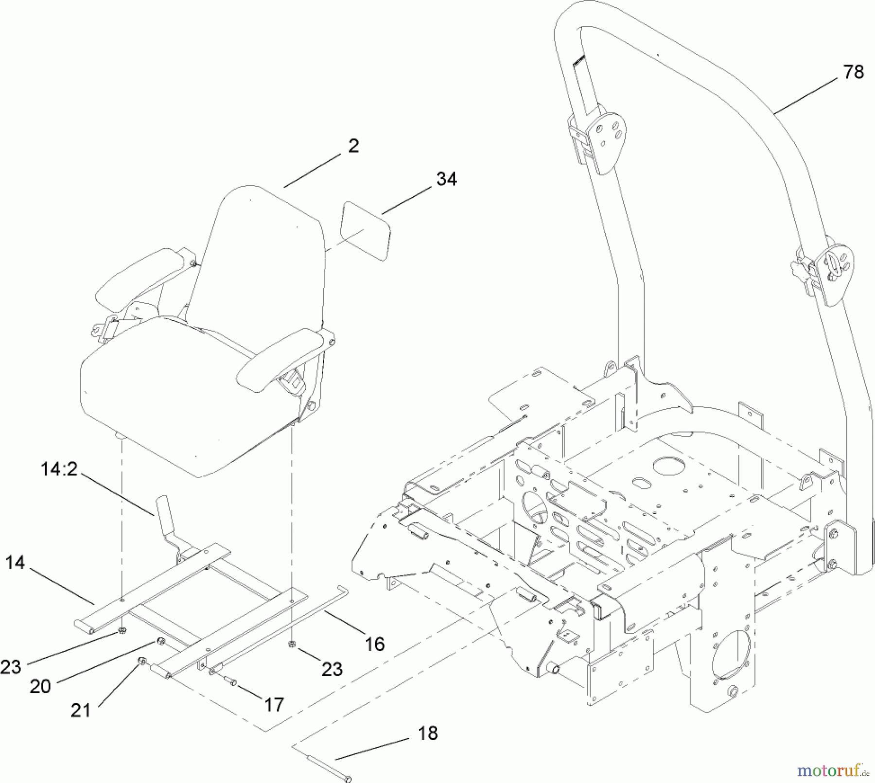  Zerto-Turn Mäher 74263 (Z560) - Toro Z Master Mower, 72