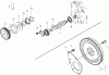 Zerto-Turn Mäher 74264TE (Z580-D) - Toro Z Master Mower, 132cm TURBO FORCE Side Discharge Deck (SN: 280000001 - 280999999) (2008) Spareparts FLYWHEEL, FUEL CAMSHAFT AND GOVERNOR SHAFT ASSEMBLY