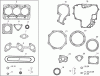 Zerto-Turn Mäher 74264TE (Z580-D) - Toro Z Master Mower, 132cm TURBO FORCE Side Discharge Deck (SN: 280000001 - 280999999) (2008) Spareparts GASKET KIT