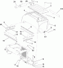 Zerto-Turn Mäher 74264TE (Z580-D) - Toro Z Master Mower, 132cm TURBO FORCE Side Discharge Deck (SN: 280000001 - 280999999) (2008) Spareparts HOOD ASSEMBLY